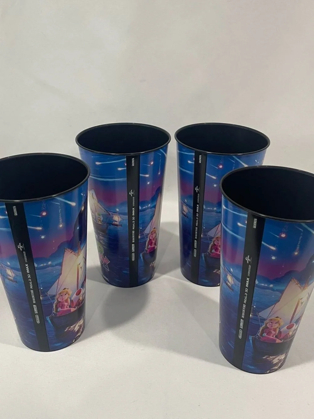 Super Mario Galaxy Movie Promo Cups Set Of 4